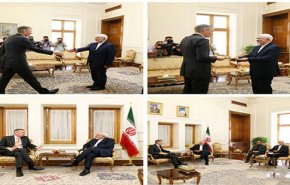 سفیر جدید انگلیس در ایران رونوشت استوارنامه خود را تقدیم ظریف کرد