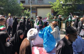 تصاویر نتانیاهو و ترامپ زیر پای راهپیمایان روز قدس