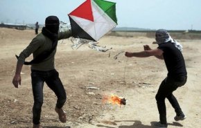 هراس رژیم صهیونیستی از بادبادک بازان فلسطینی
