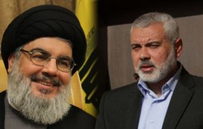 درخواست هنیه از نصرالله درباره آوارگان فلسطینی در لبنان

