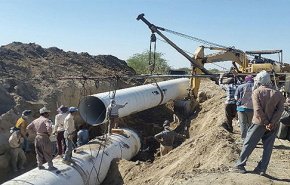 انتقال آب به آبادان و خرمشهر از طریق خط آب غدیر