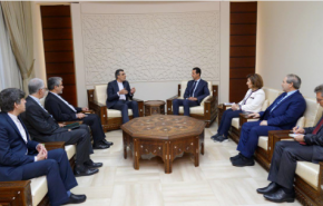دیدار معاون ظریف با بشار اسد و ولید المعلم در دمشق