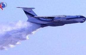 طائرات الحرس الثوري شاركت في عملية إطفاء الحرائق بأهوار إيران والعراق