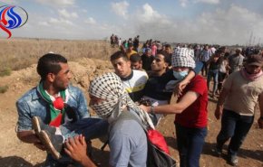 مشارکت گسترده فلسطینیان در راهپیمایی  