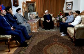 دیدار رئیس جمهور با سرلشگر خلبان 