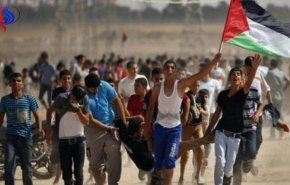 مشارکت گسترده فلسطینیان در بیست و یکمین راهپیمایی بازگشت/ دو شهید و 270 مجروح در حملات اشغالگران 