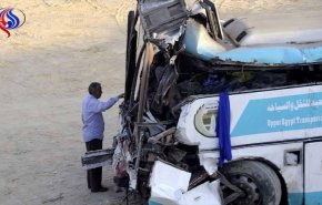 قتلى وجرحى في تصادم حافلتين بمصر
