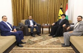 دیدار هیاتی از «انصارالله» یمن با دبیرکل «حزب الله» لبنان
