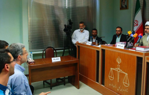 تصاویر دادگاه رسیدگی علنی به اتهامات رئیس دفتر رئیس جمهور سابق