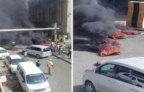 شاهد.. احتجاجات واسعة بعدن ضد فشل حكومة هادي