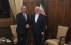 رایزنی ظریف و چاووش اوغلو در تهران