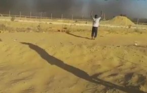 لحظه هولناک اصابت گلوله به نوجوان فلسطینی + فیلم