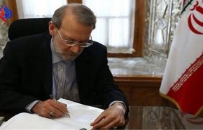 لاریجانی انتخاب «الحلبوسی» به ریاست پارلمان عراق را تبریک گفت