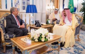 گوترش به دیدار ملک سلمان رفت