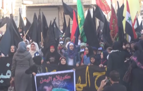 نبل والزهراء تحييان ذكرى استشهاد الامام الحسين(ع)+فيديو
