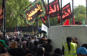 تصاویر.. راهپیمایی بزرگ عاشورائیان در قلب لندن

