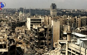 اصابت یک راکت در محله حمدانیه شهر حلب