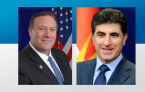 رایزنی تلفنی «پامپئو» با «نیچروان بارزانی» درباره تشکیل دولت جدید عراق