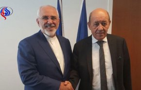 ظریف با همتای فرانسوی خود دیدار کرد