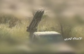 لحظه شلیک 6 موشک زلزال یک به مجل تجمع مزدوران در عسیر