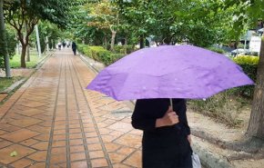تصاویری زیبا از بارش نخستین باران پاییزی در تهران