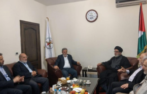 دیدار هیأتی از حزب‌الله لبنان با دبیرکل جدید جهاد اسلامی فلسطین