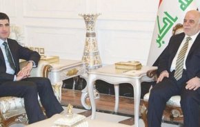 العبادي والبارزاني يبحثان تعزيز التعاون بملاحقة الارهابيين