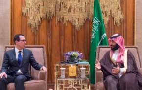 گفتگوی بن‌سلمان و وزیر خزانه‌داری آمریکا درباره خاشقچی
