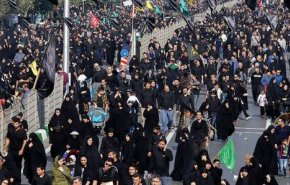 مراسم پیاده روی جاماندگان اربعین حسینی در تهران آغاز شد
