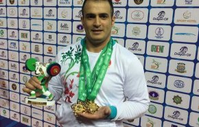 3 ارقام قياسية و3 ذهبيات للرباع الإيراني سهراب مرادي +فيديو

