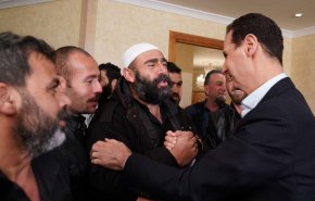 دیدار بشار اسد با کودکان و زنان آزاده شده از بند داعش + تصاویر