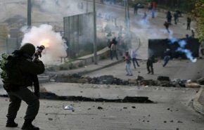 مواجهات مع الاحتلال برام الله احتجاجا على مصادرة الأراضي