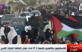 مجروحیت 33 فلسطینی در 37مین راهپیمایی بازگشت