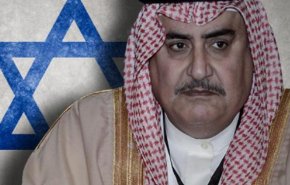 تظاهرات فلسطینی‌ها برضد وزیر خارجه بحرین

