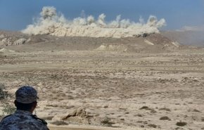 انهدام مواضع دشمن با اجرای انفجارات گسترده خطی