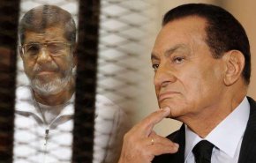 حضور «حسنی مبارک» در دادگاه برای بیان شهادت علیه «محمد مرسی»
