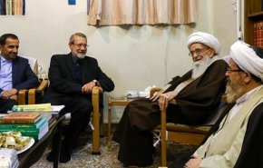 لاریجانی با مراجع عظام تقلید دیدار کرد/ ارائه گزارش از شرایط اقتصادی کشور