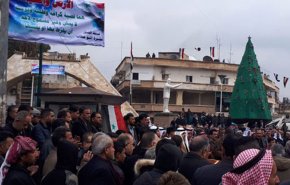 بالصور.. تجمع شعبي في الحسكة تنديدا بتهديدات تركيا