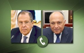 رایزنی تلفنی وزرای خارجه روسیه و مصر 