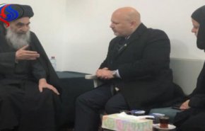 هیاتی از سازمان ملل با آیت‌الله سیستانی دیدار کرد