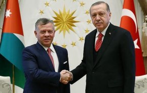 توافق رئیس‌جمهور ترکیه و شاه اردن درباره توسعه همکاری اقتصادی
