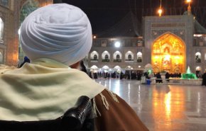 آیت الله عیسی قاسم در حرم امام رضا (ع) + تصاویر