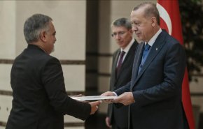 تقدیم استوارنامه سفیر جدید ایران به رئیس جمهور ترکیه