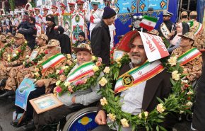 حضور جانبازان سرافراز نیروی زمینی ارتش در راهپیمایی ۲۲ بهمن
