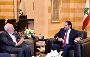 ماذا دار بين ظریف والحريري بمبنى رئاسة الوزراء اللبنانیة؟