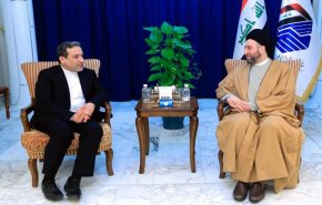 دیدار عراقچی با سید عمار حکیم در بغداد