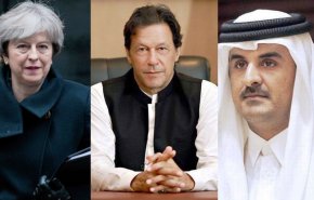 رایزنی نخست وزیر پاکستان با سران انگلیس و قطر درباره هند
