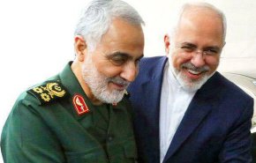 پیام تبریک ظریف به سردار سلیمانی
