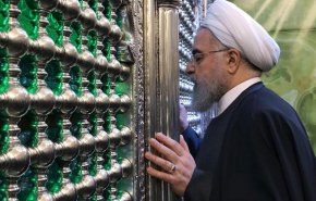 روحانی حرمین شریفین کاظمین را زیارت کرد + فیلم