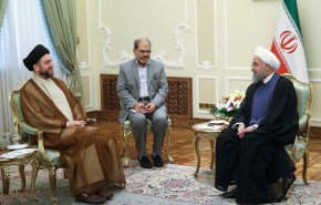 دیدار عمار حکیم با روحانی